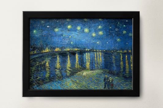 Vincent van Gogh Starry Night Over the Rhone (1888) Poster Print Wall Hanging Decor