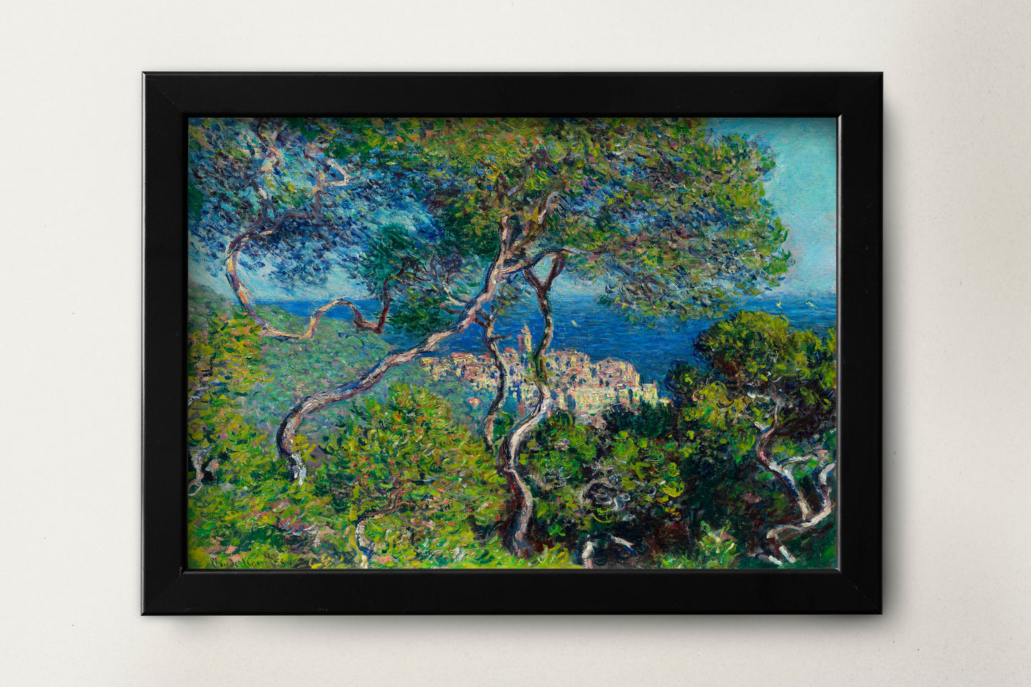 Bordighera (1884) by Claude Monet Art Poster Print Wall Hanging Decor