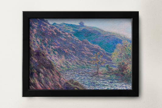The Petite Creuse River (1889) by Claude Monet Poster Print Wall Hanging Decor