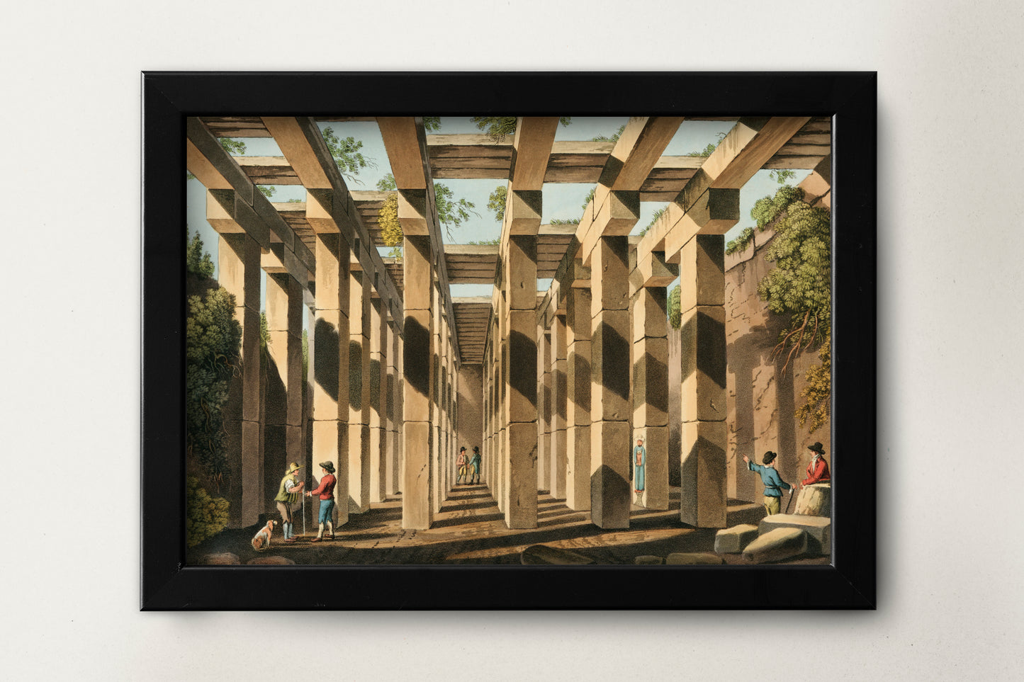 Ancient Cistern in Val di Noto Sicily Italy Poster Print Wall Hanging Decor