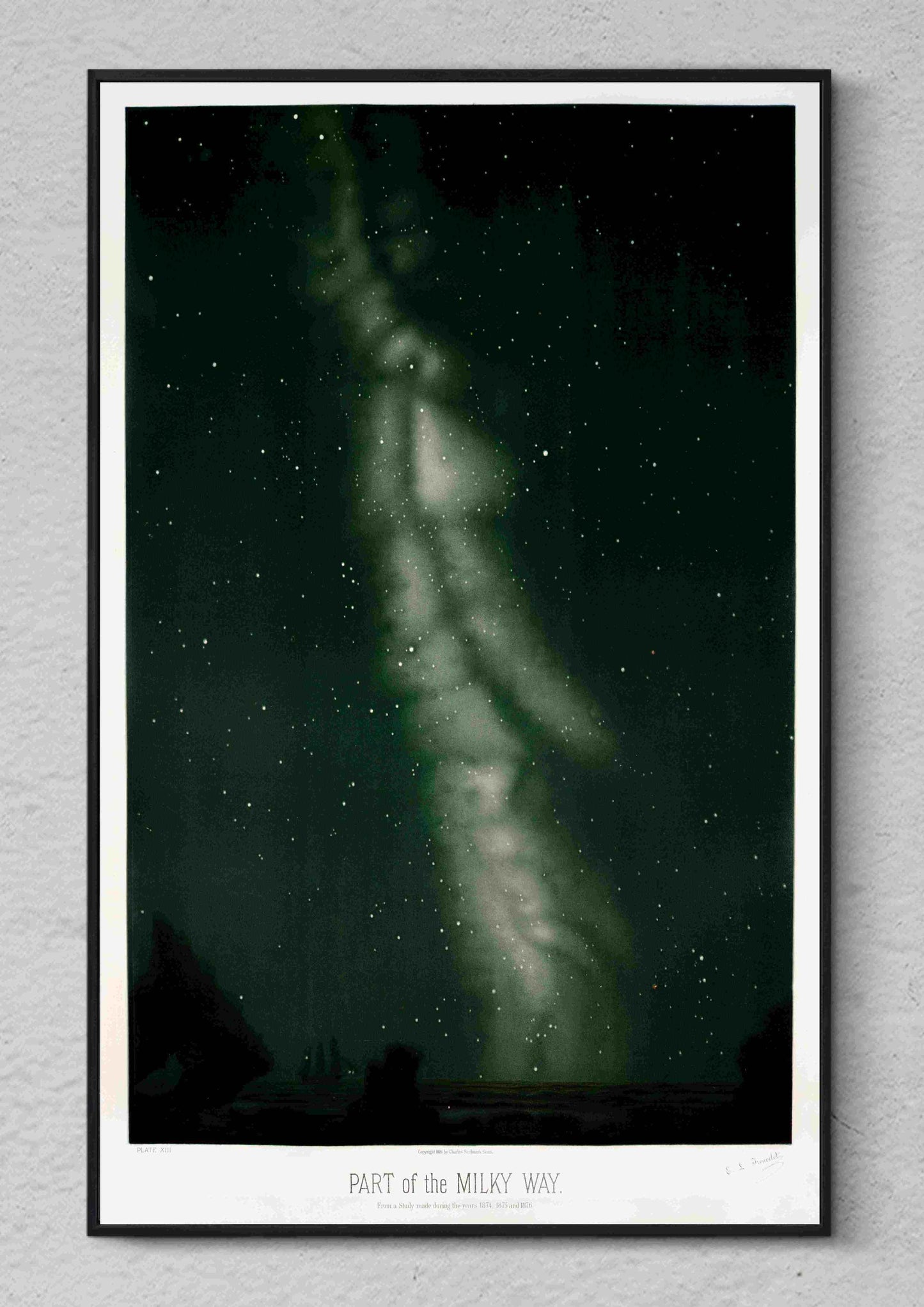 Milky Way Space Poster Print Wall Hanging Decor