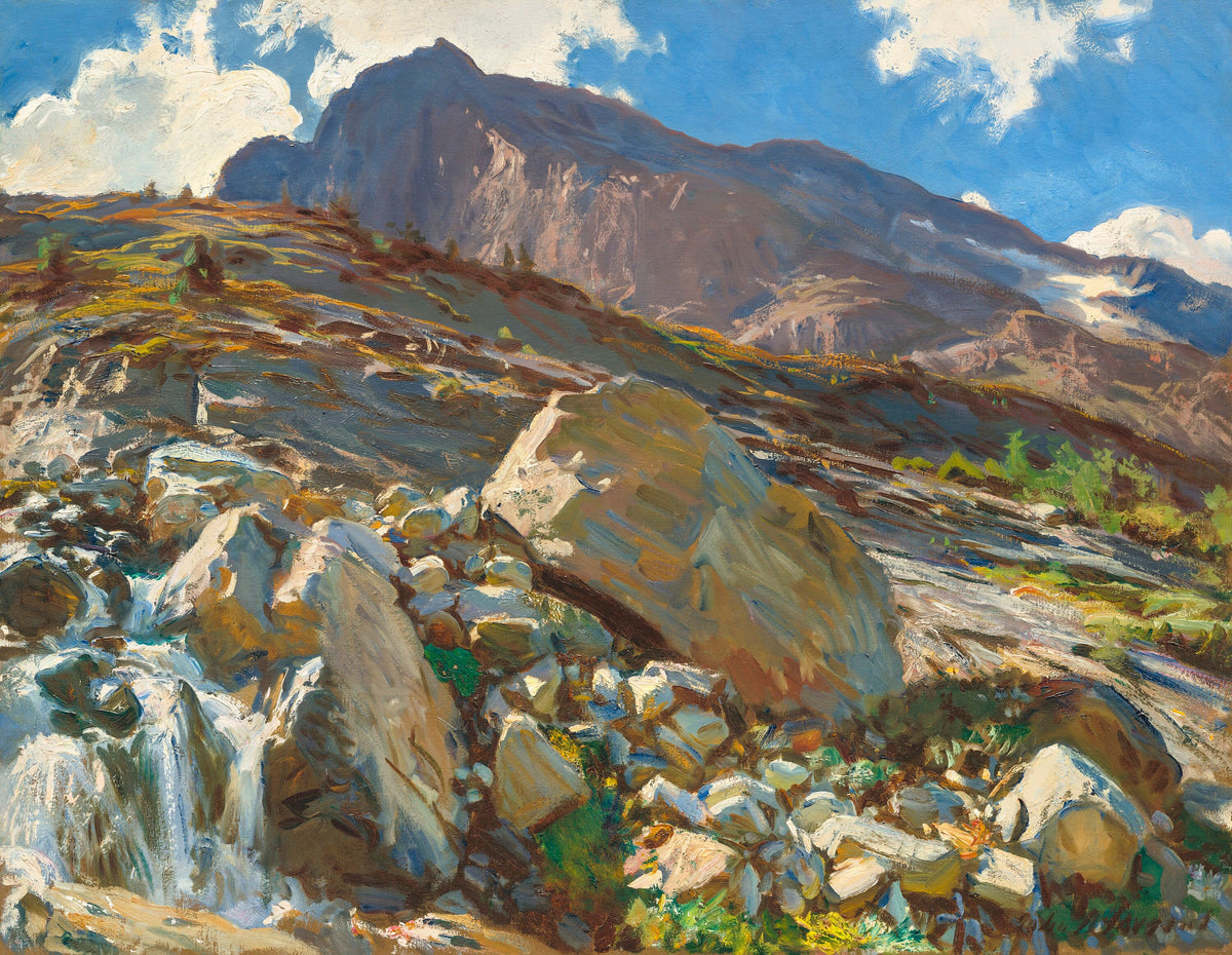 Simplon Pass (1911) by John Singer Sargent Poster Wall Hanging Decor