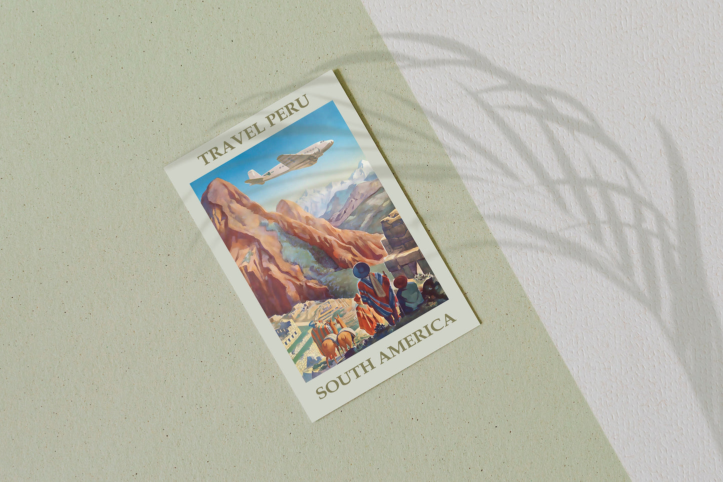 Peru South America Travel Poster Print Wall Hanging Decor