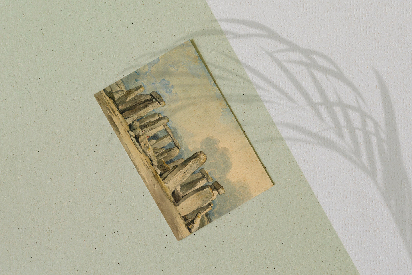 Painting of Stonehenge Print Poster Wall Hanging Decor