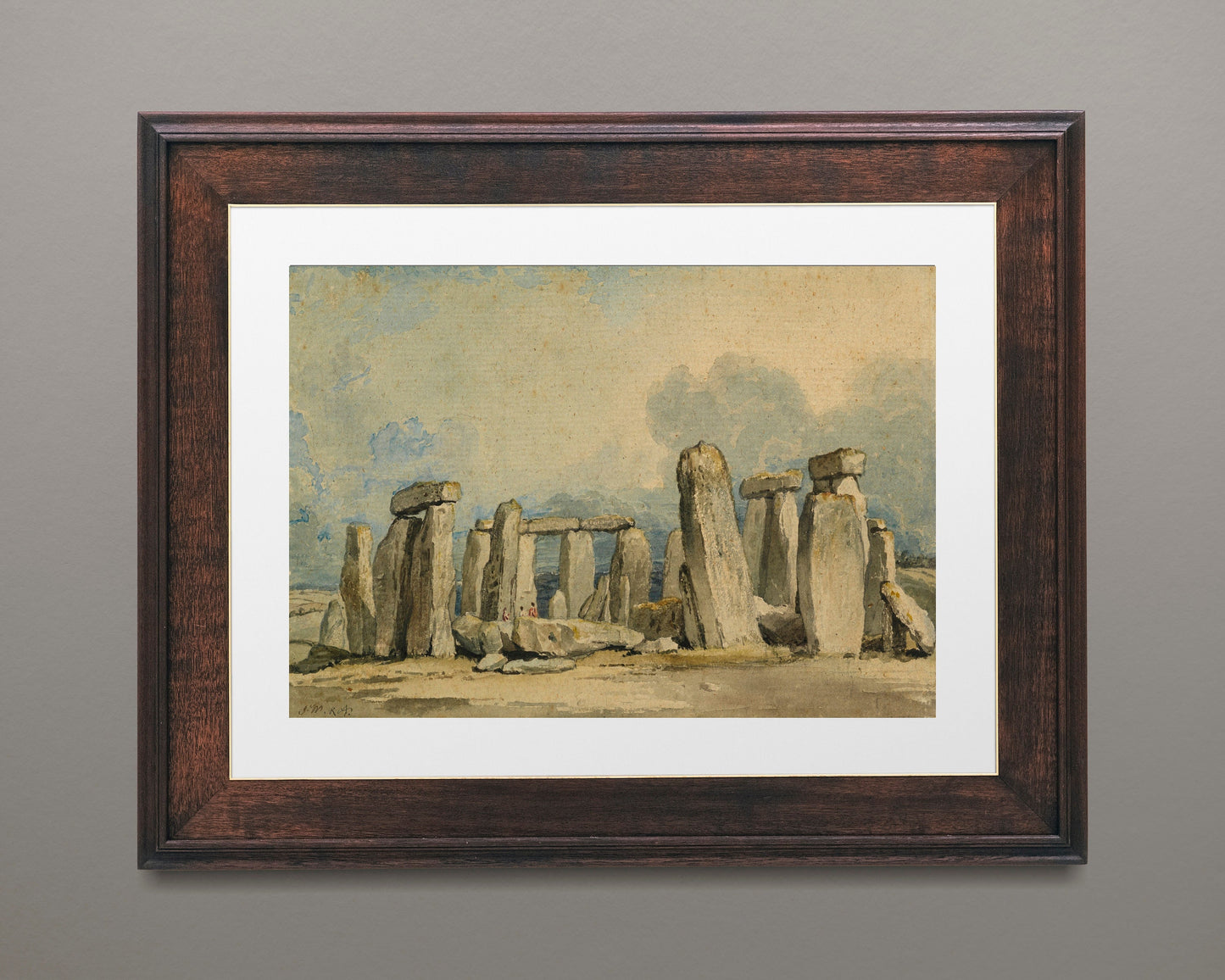 Painting of Stonehenge Print Poster Wall Hanging Decor