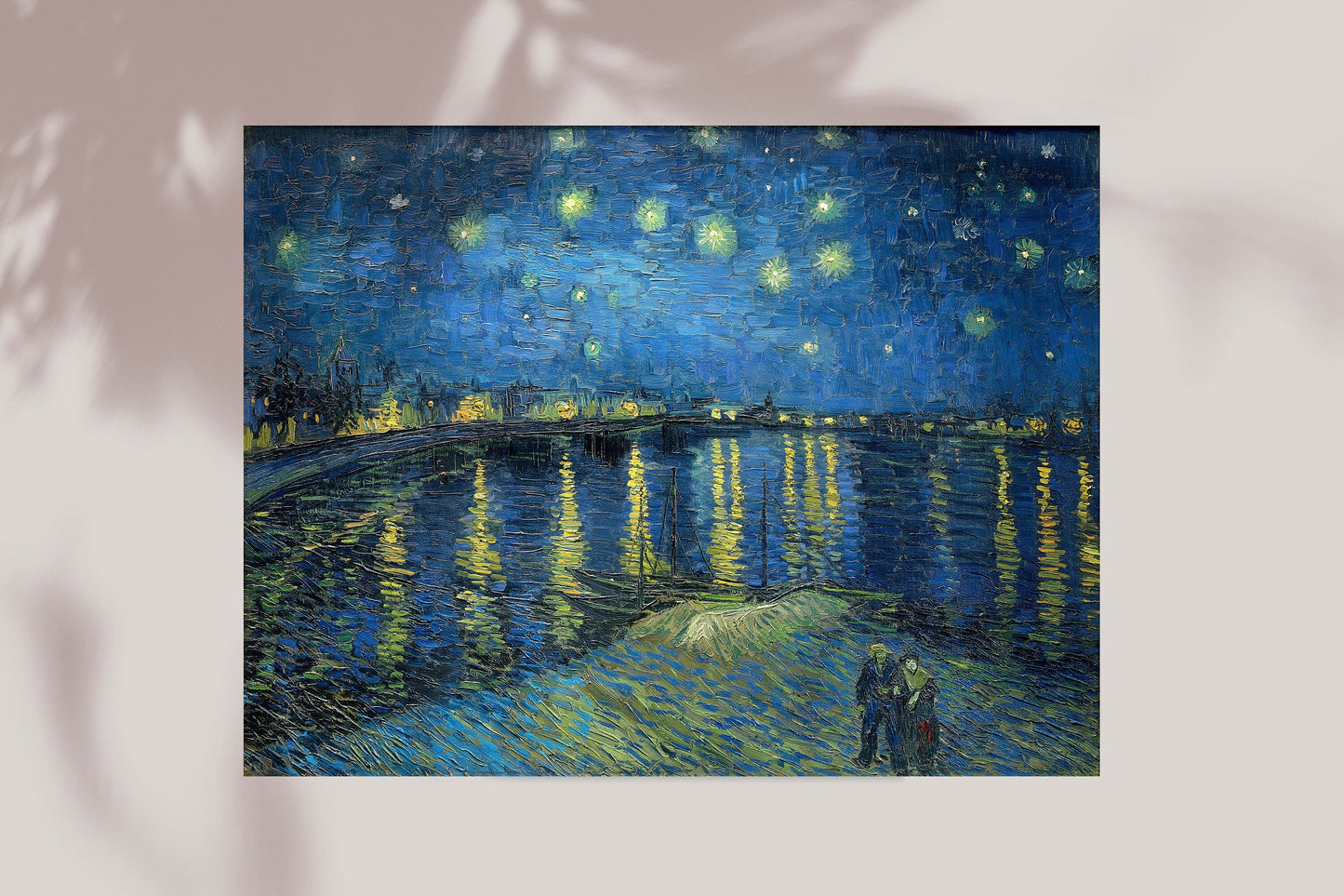 Vincent van Gogh Starry Night Over the Rhone (1888) Poster Print Wall Hanging Decor