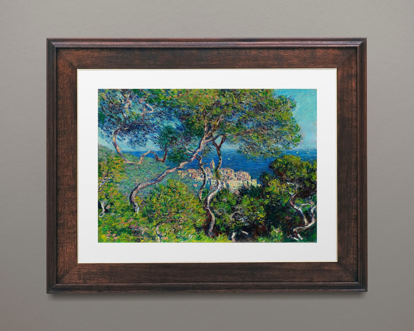 Bordighera (1884) by Claude Monet Art Poster Print Wall Hanging Decor