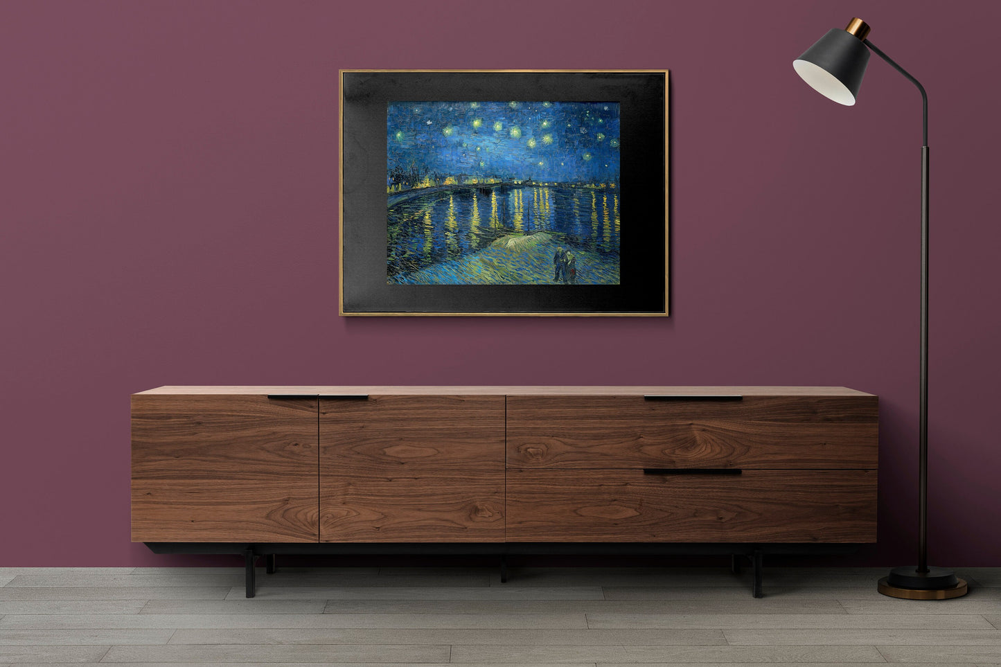Vincent van Gogh Starry Night Over the Rhone (1888) Poster Print Wall Hanging Decor