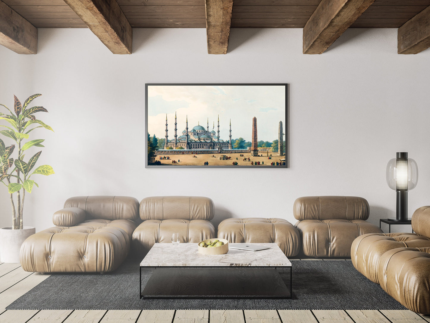 Blue Mosque Istanbul Turkey Poster Print Wall Hanging Decor