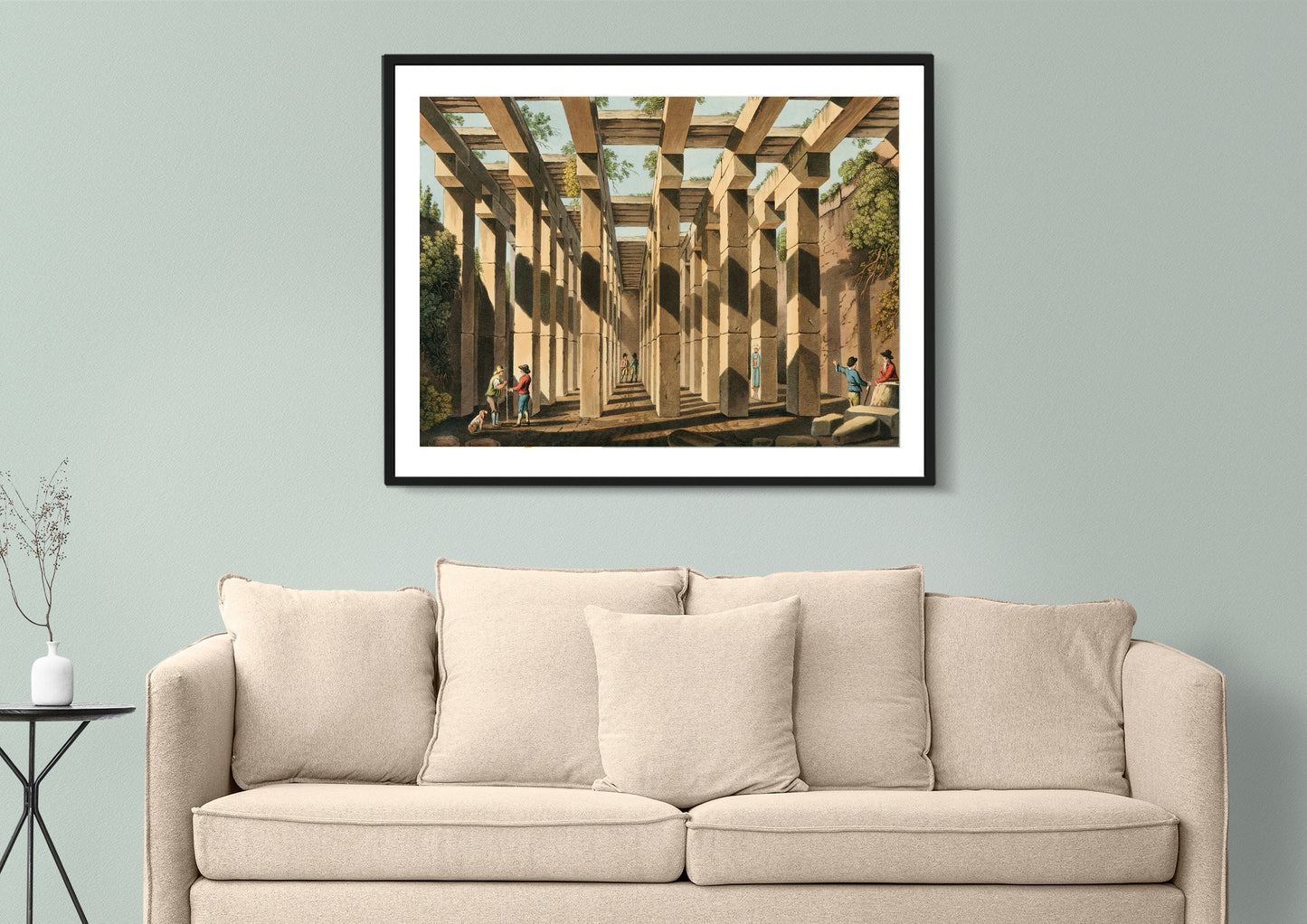 Ancient Cistern in Val di Noto Sicily Italy Poster Print Wall Hanging Decor