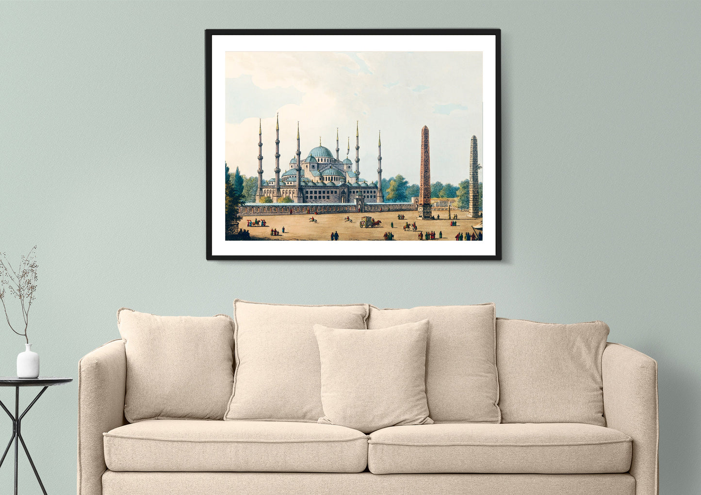 Blue Mosque Istanbul Turkey Poster Print Wall Hanging Decor