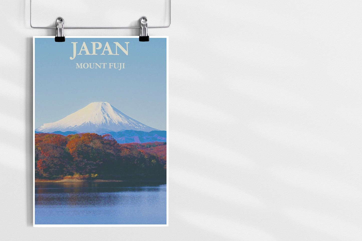 Mount Fuji Japan Poster Print Wall Hanging Decor