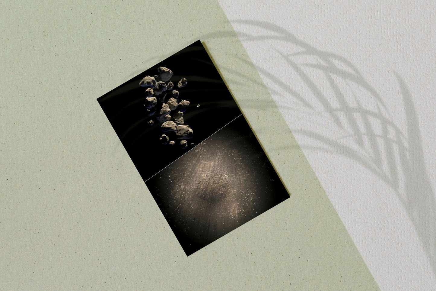 Asteroid Space Poster Print Wall Hanging Decor
