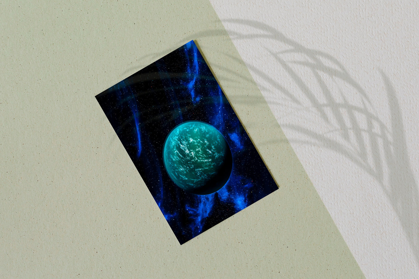 Planet Kepler-22b Space Poster Print Wall Hanging Decor