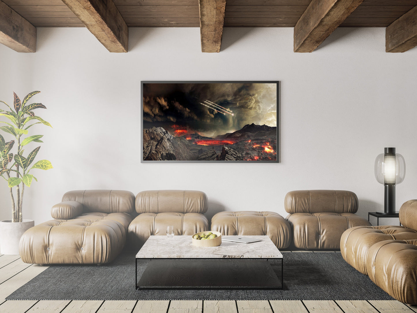Asteroid Bennu's Journey NASA Space Poster Print Wall Hanging Decor