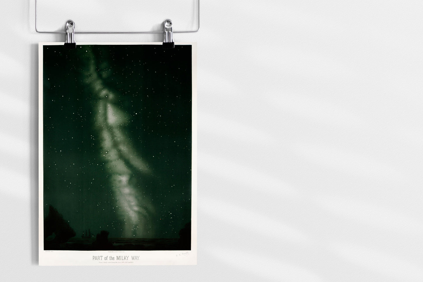 Milky Way Space Poster Print Wall Hanging Decor