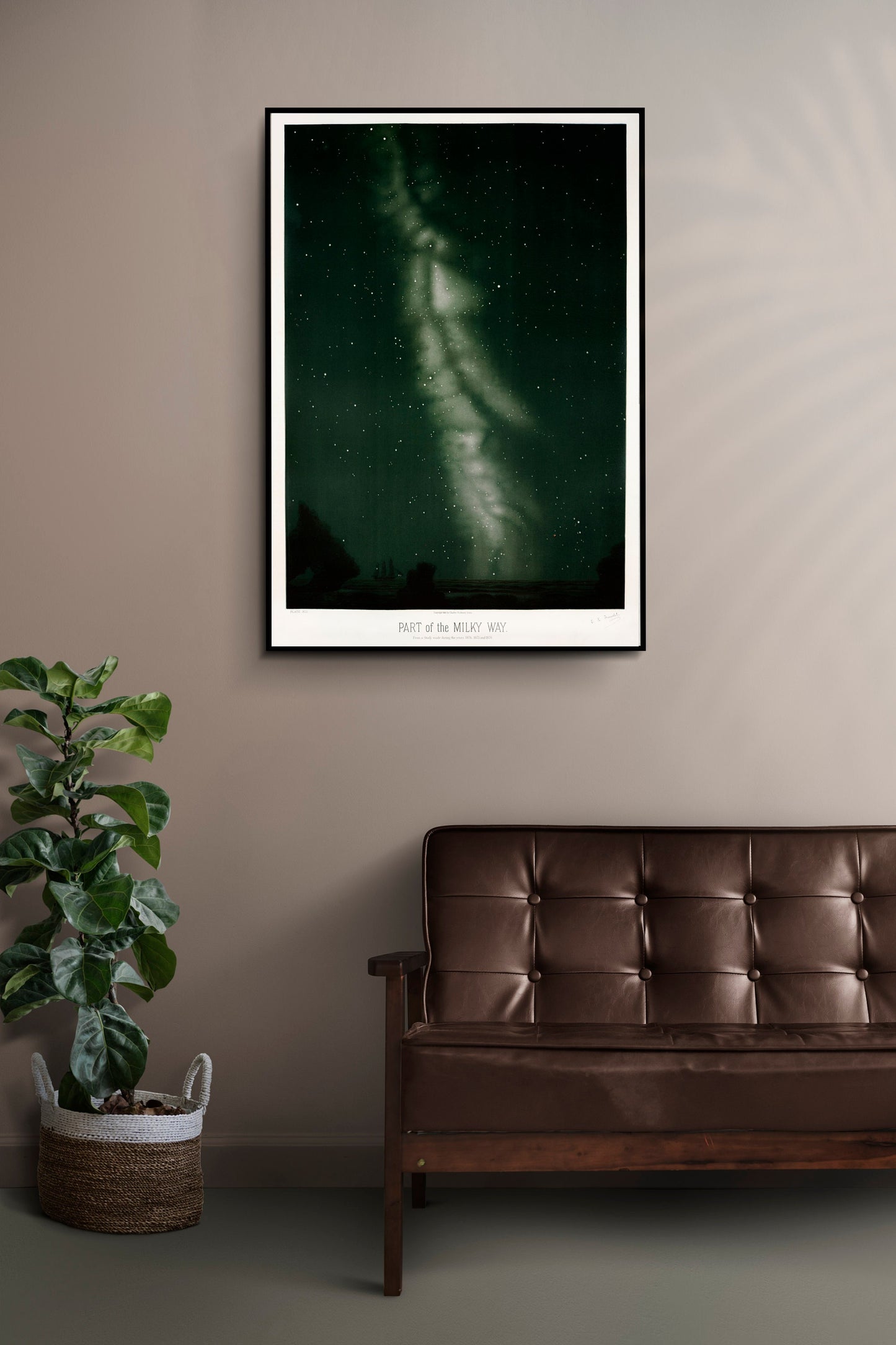 Milky Way Space Poster Print Wall Hanging Decor