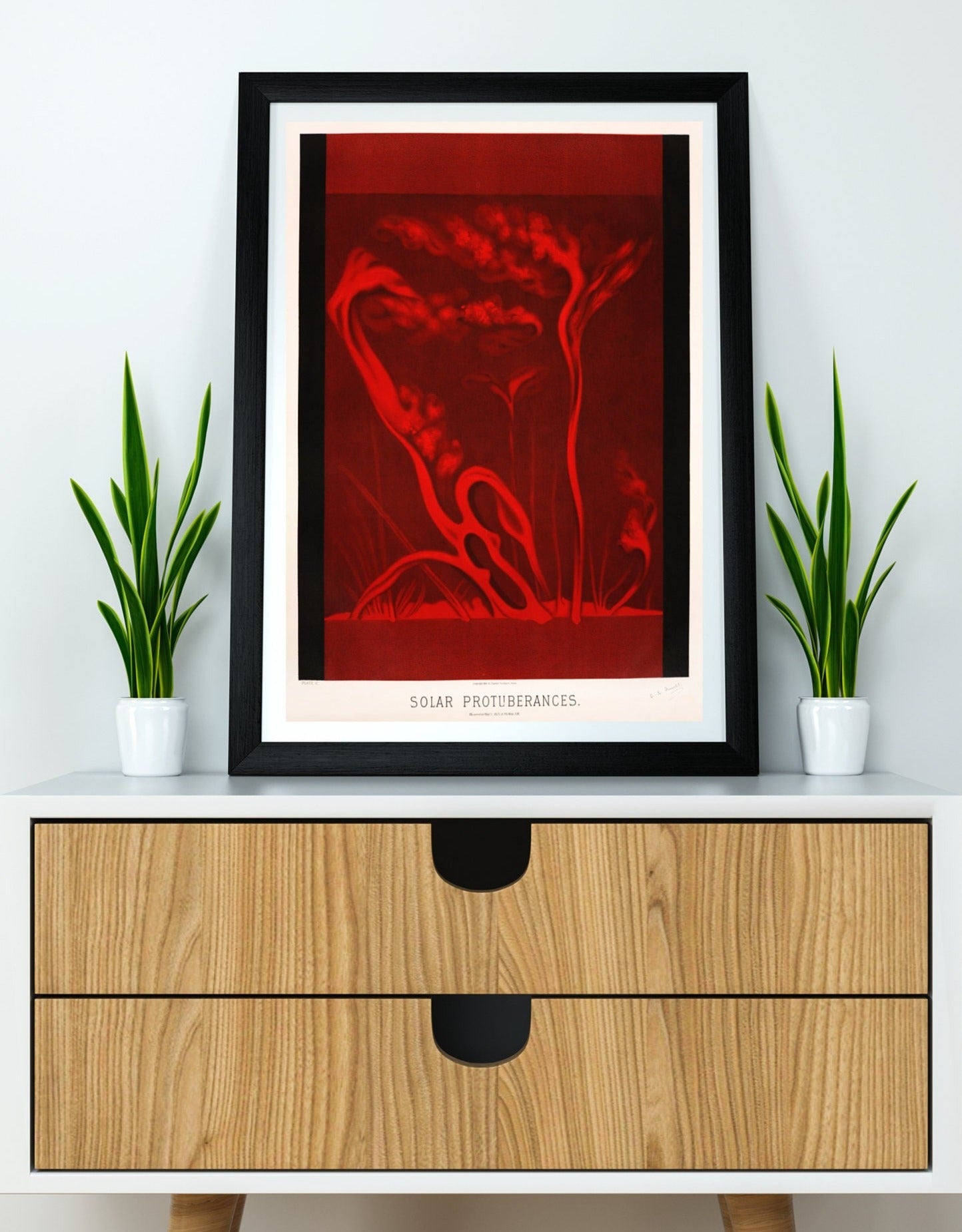 Solar protuberances Space Poster Print Wall Hanging Decor
