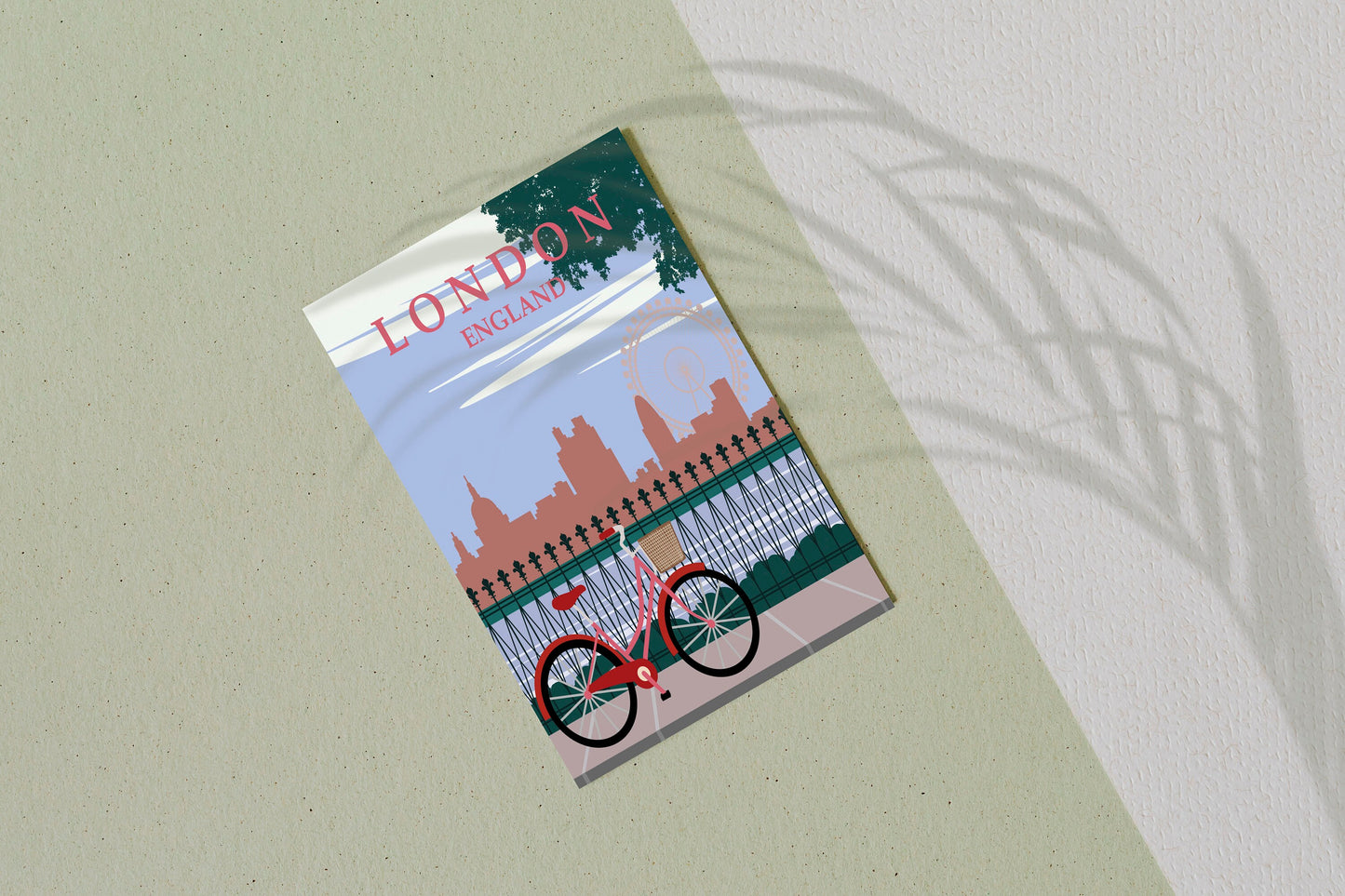 London Travel Poster Print Wall Hanging Decor