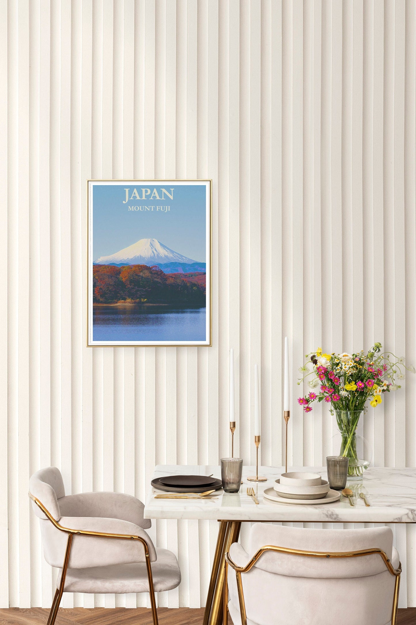 Mount Fuji Japan Poster Print Wall Hanging Decor