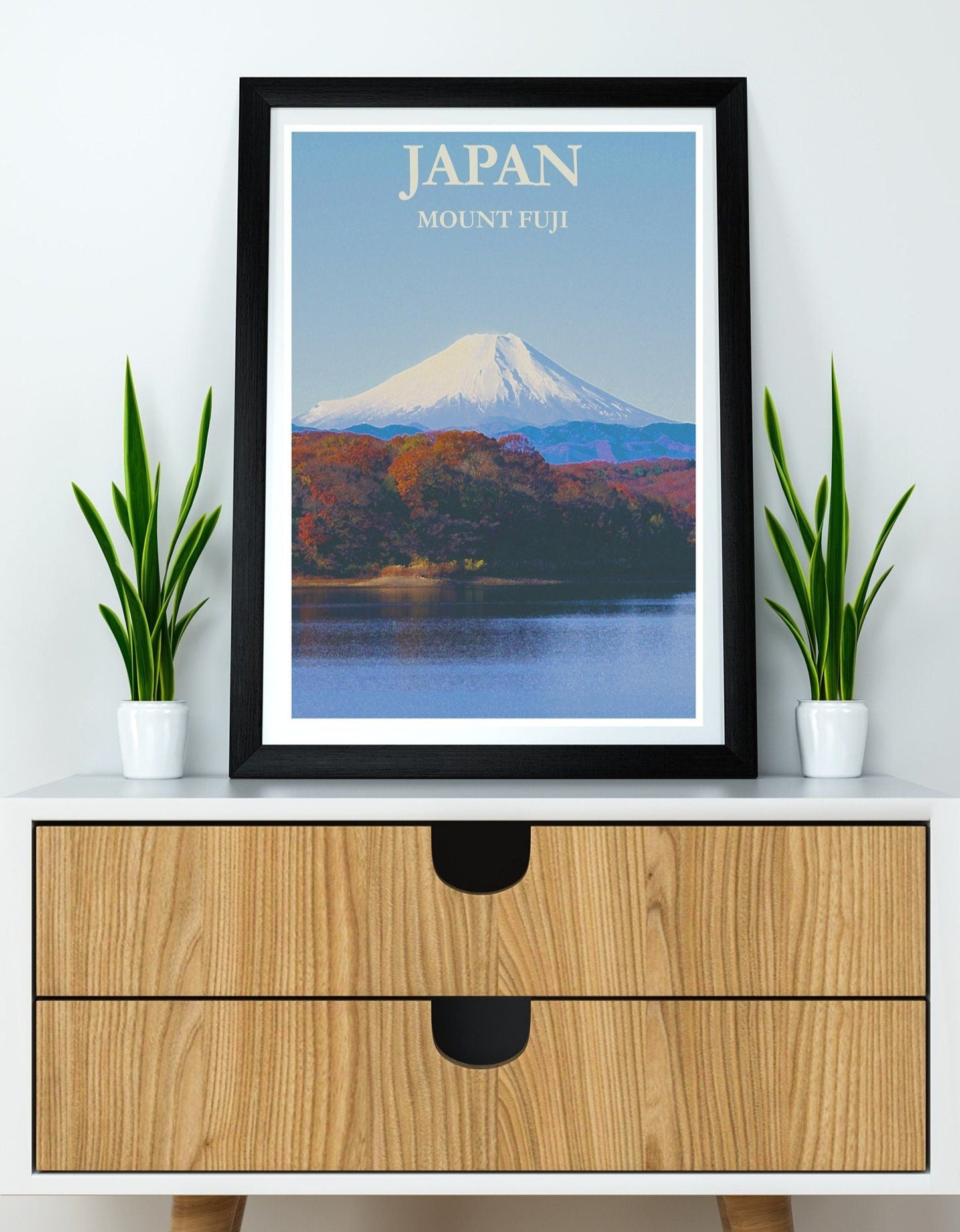 Mount Fuji Japan Poster Print Wall Hanging Decor