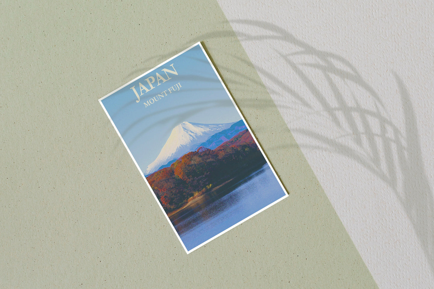 Mount Fuji Japan Poster Print Wall Hanging Decor