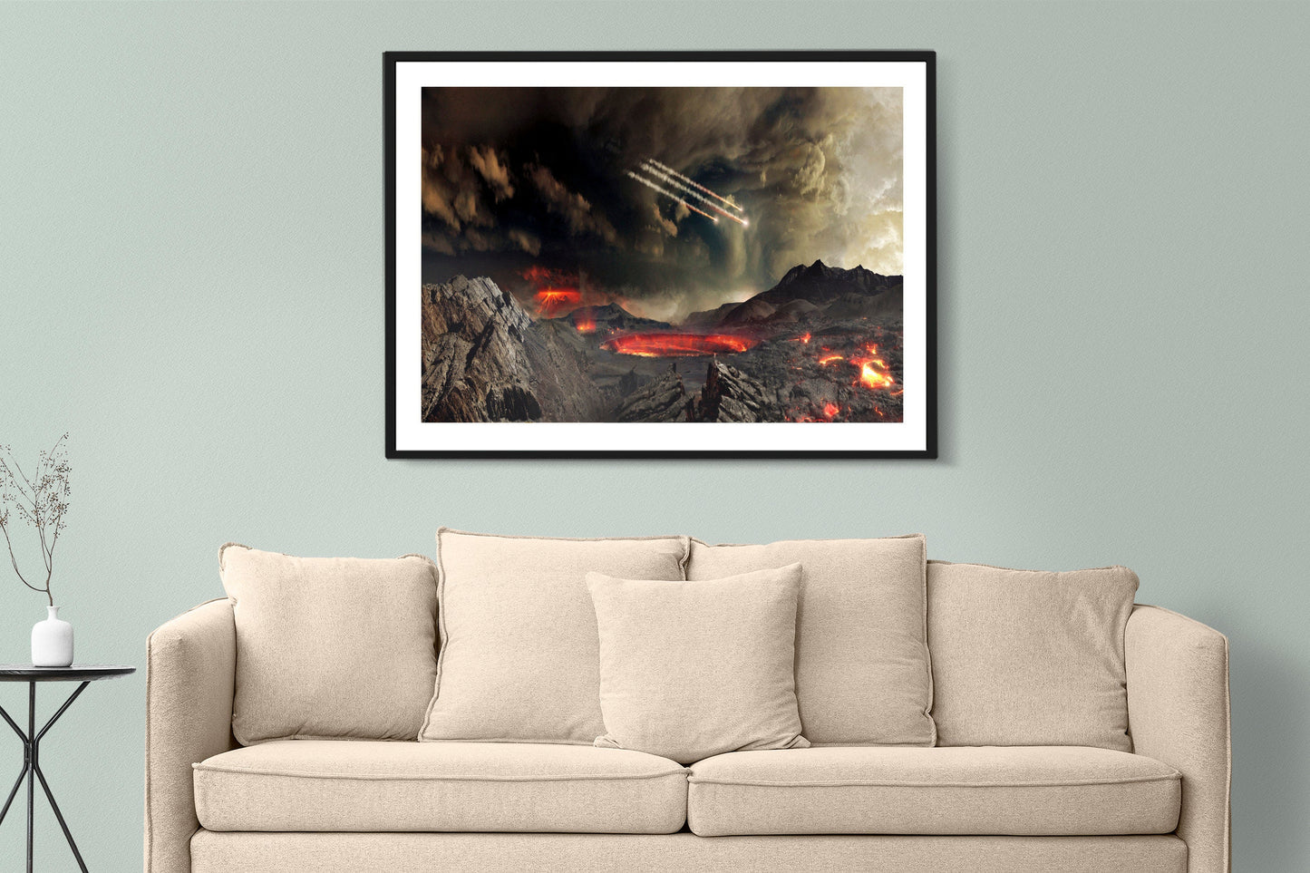 Asteroid Bennu's Journey NASA Space Poster Print Wall Hanging Decor