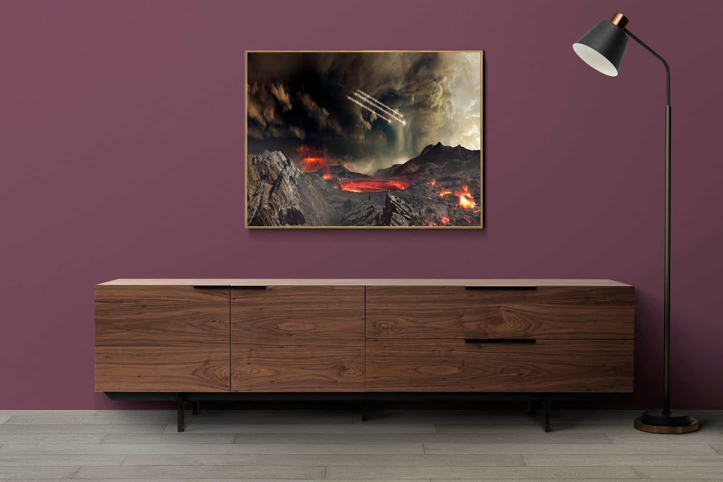 Asteroid Bennu's Journey NASA Space Poster Print Wall Hanging Decor