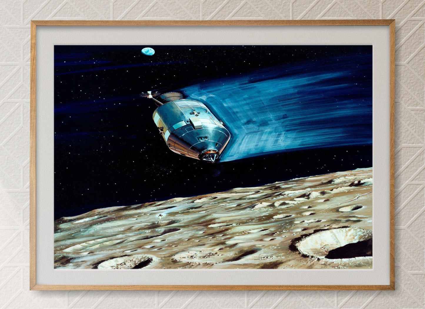 NASA subsatellite Space Poster Print Wall Hanging Decor