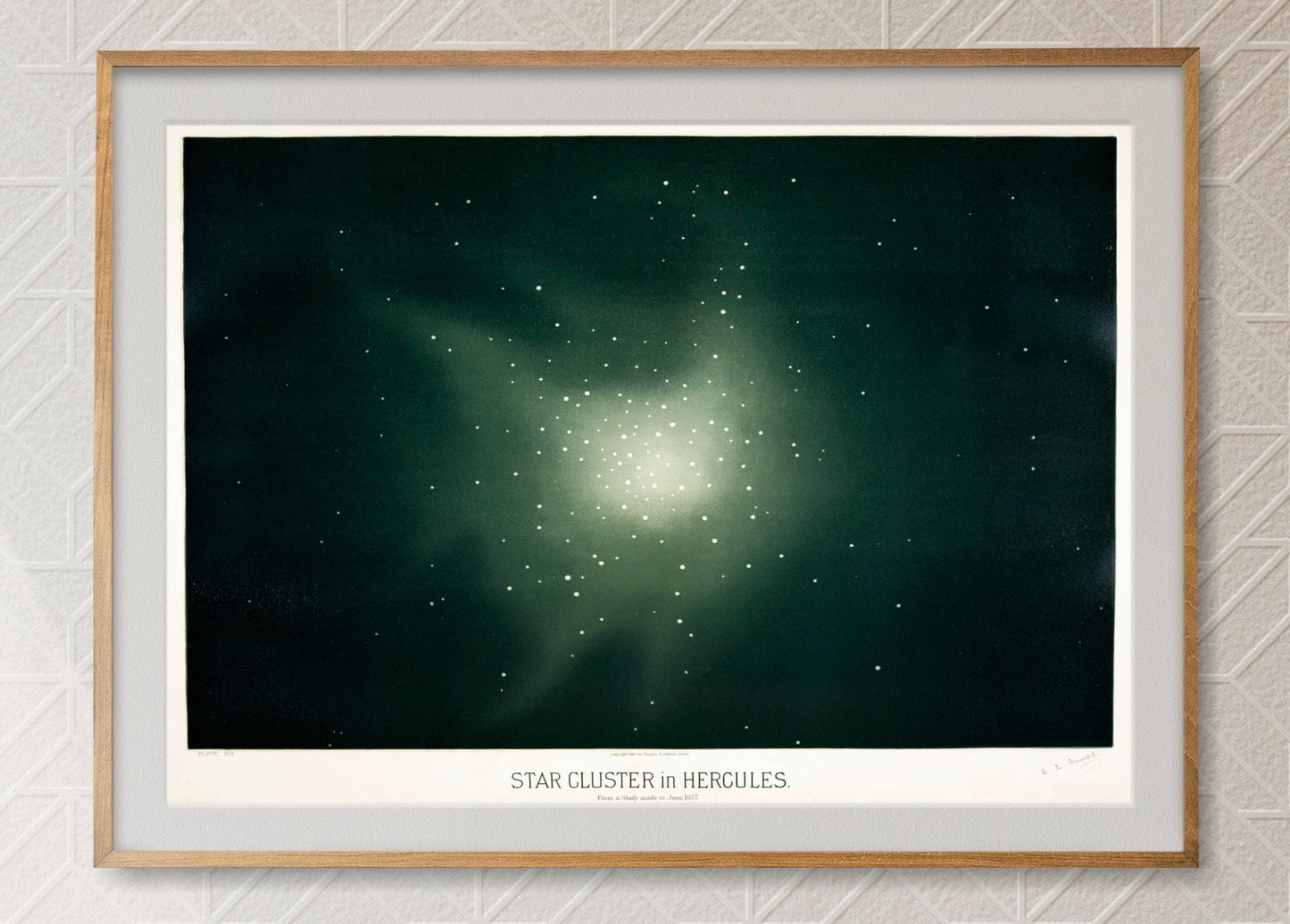 Star Cluster Space Poster Print Wall Hanging Decor