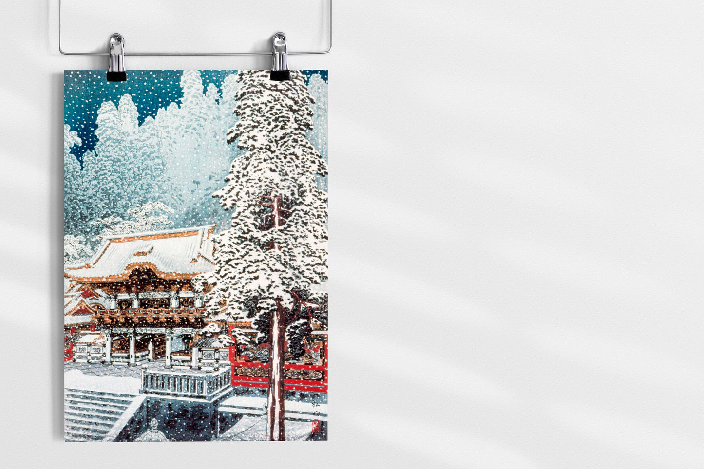 The Yōmei Gate at Nikkō by Hiroaki Takahashi Japanese Art Print Poster Wall Hanging Decor A4 A3 A2