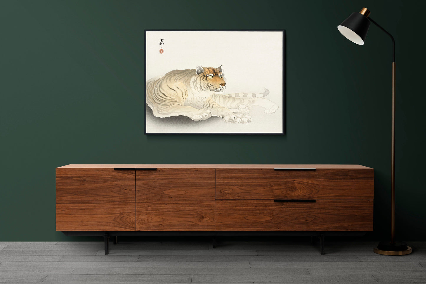 Tiger by Ohara Koson Japanese Art Print Poster Wall Hanging Decor A4 A3 A2