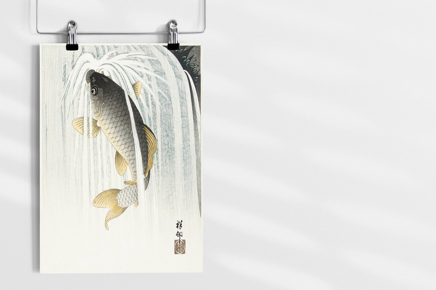 Carp by Ohara Koson Japanese Art Print Poster Wall Hanging Decor A4 A3 A2