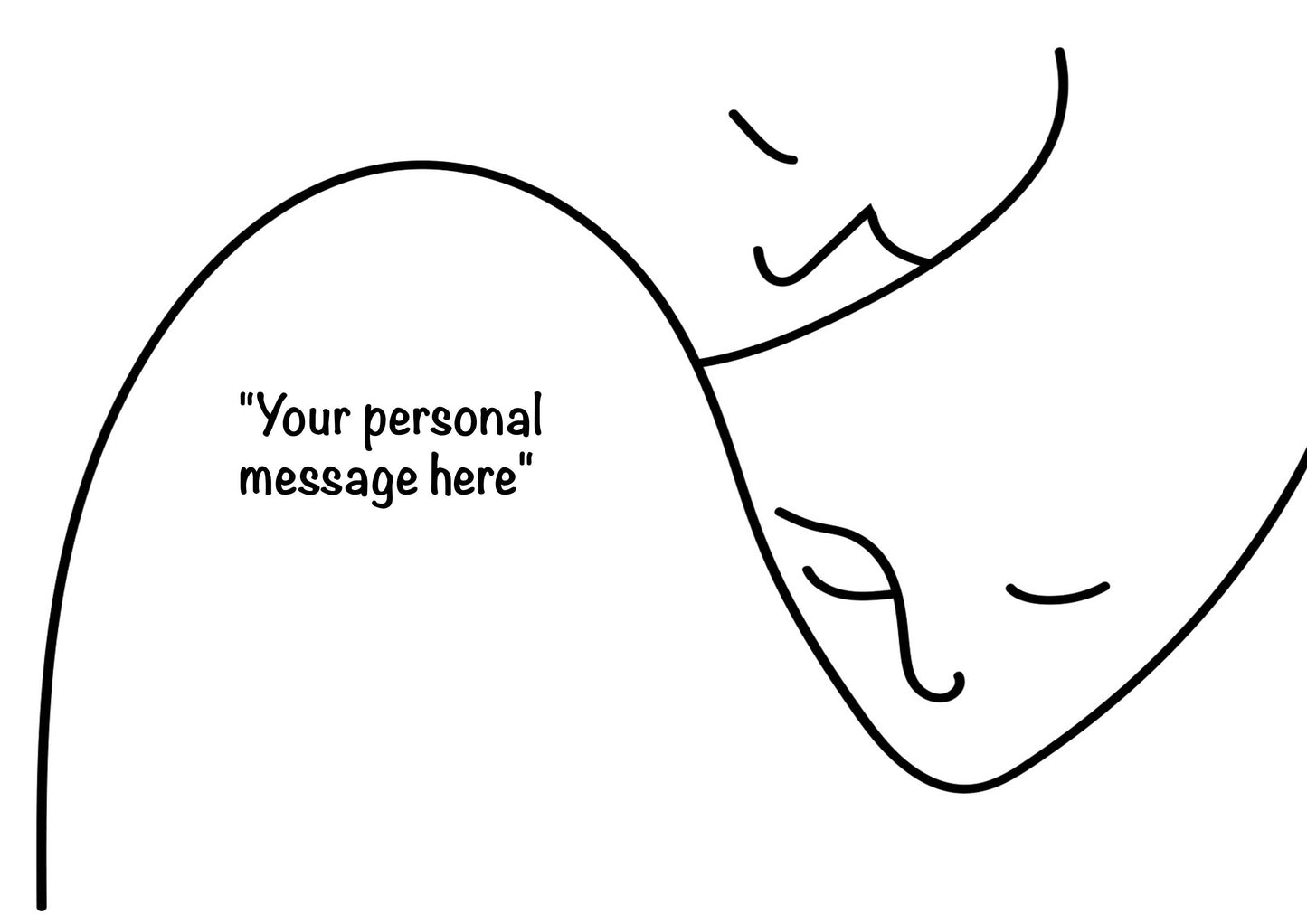 Personalised gift for mum, Mothers Day gift, Personalised gift for friend, Personal message, Loving gift, Cute gift, Print Poster A4 A3