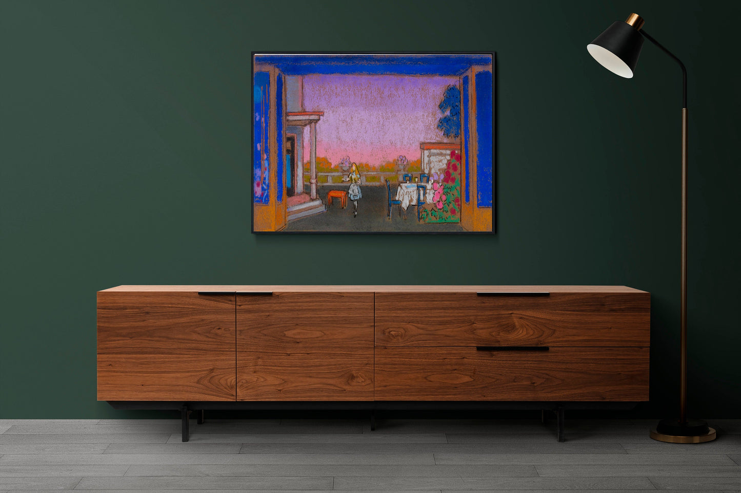 Painting by William Penhallow Henderson Poster Illustration Print Wall Hanging Decor A4 A3 A2