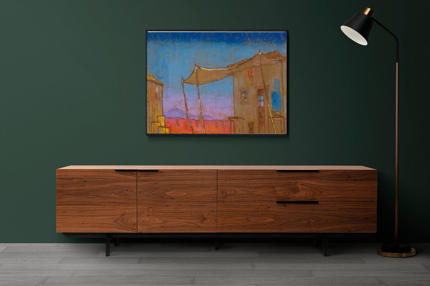 Painting by William Penhallow Henderson Poster Illustration Print Wall Hanging Decor A4 A3 A2