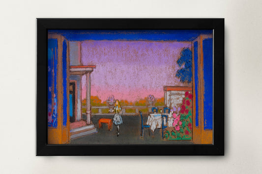 Painting by William Penhallow Henderson Poster Illustration Print Wall Hanging Decor A4 A3 A2