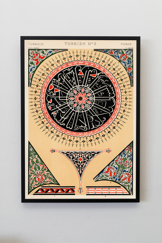 Abstract Persian Patterns Illustration by Owen Jones Poster Print Wall Hanging Decor A4 A3 A2
