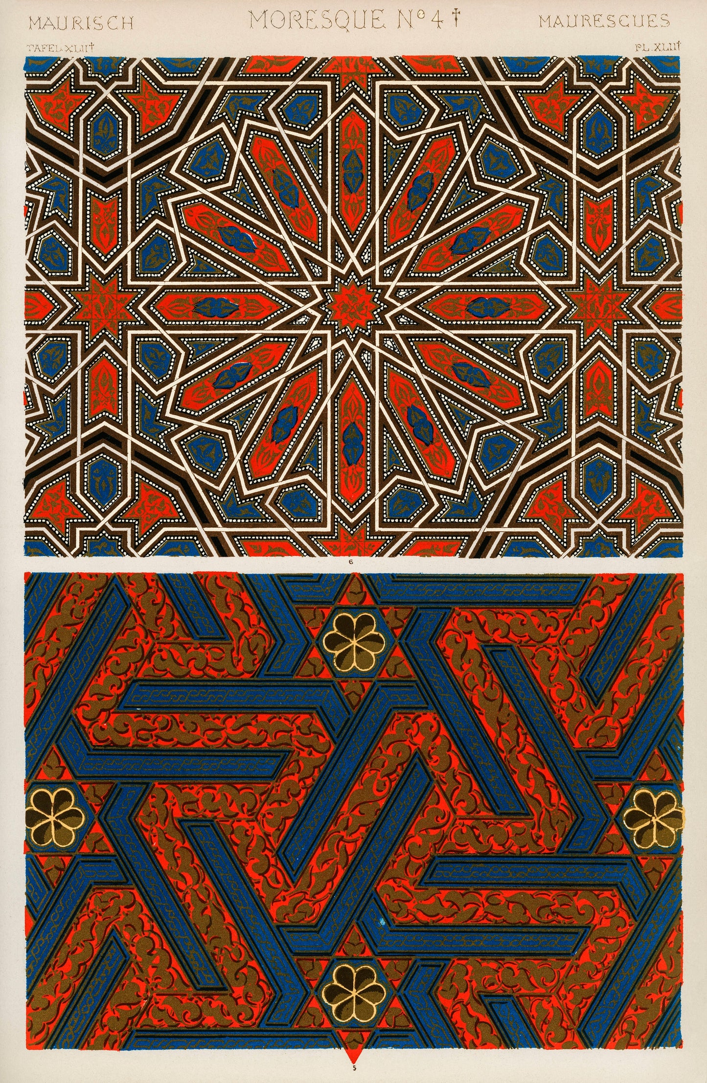Abstract Pattern Art Illustration by Owen Jones Poster Print Wall Hanging Decor A4 A3 A2