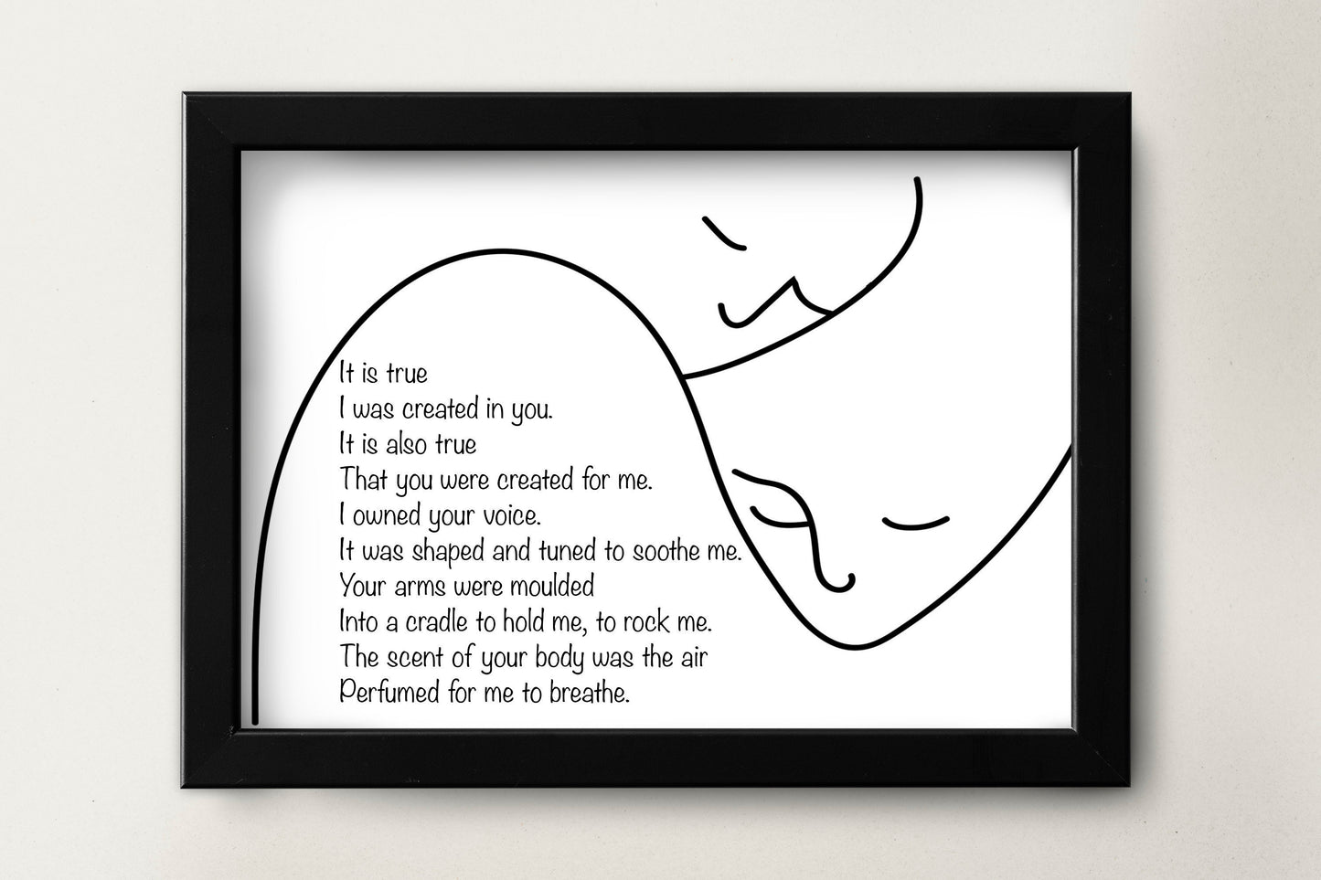 Mothers Day Gift, Poem for Mum, Gift for Mum, Gift from Children, Present for mum, Mum Birthday Gift, Print Poster A4 A3 A2 custom fonts