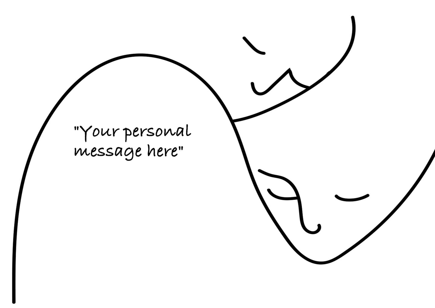 Personalised gift for mum, Mothers Day gift, Personalised gift for friend, Personal message, Loving gift, Cute gift, Print Poster A4 A3