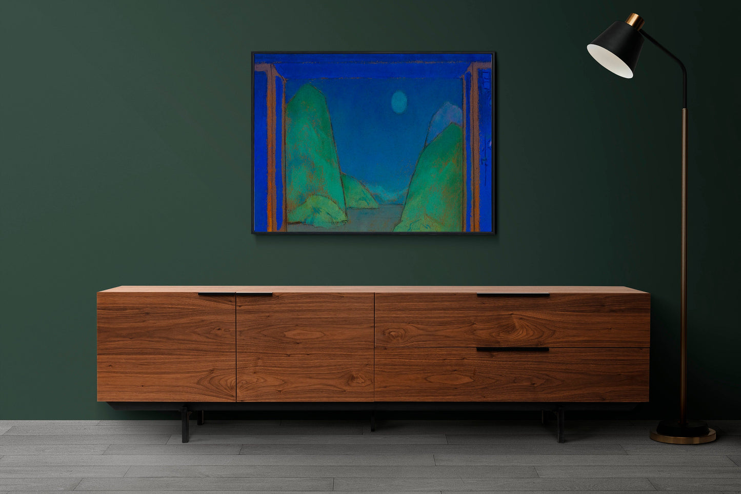 Sea shore by William Penhallow Henderson Painting Poster Illustration Print Wall Hanging Decor A4 A3 A2