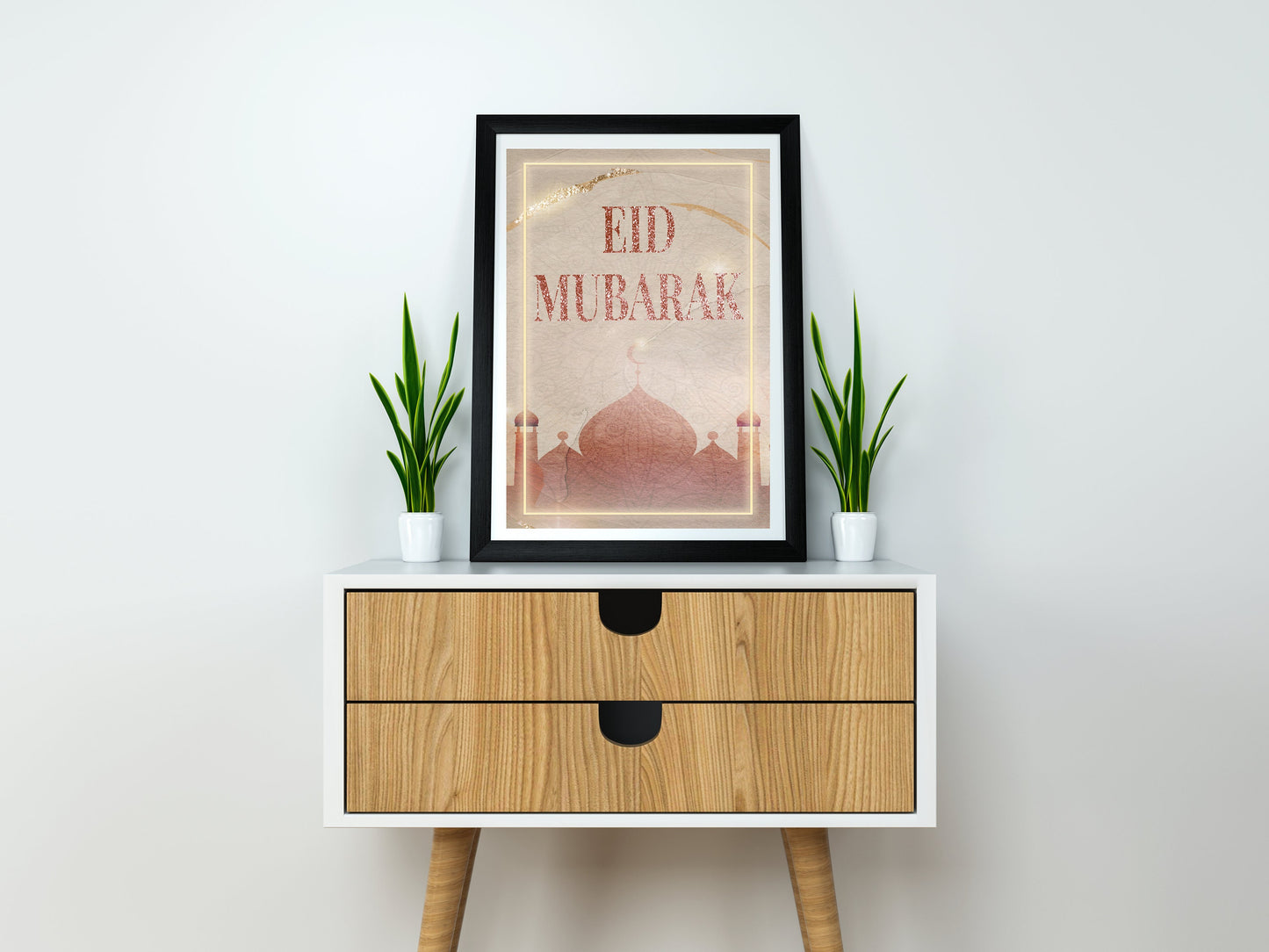 Islamic Art, Eid Mubarak , Islamic Decoration, Islam Print, Islam Poster, Arabic Art, Celebration Poster Print Wall Hanging Decor A4 A3 A2