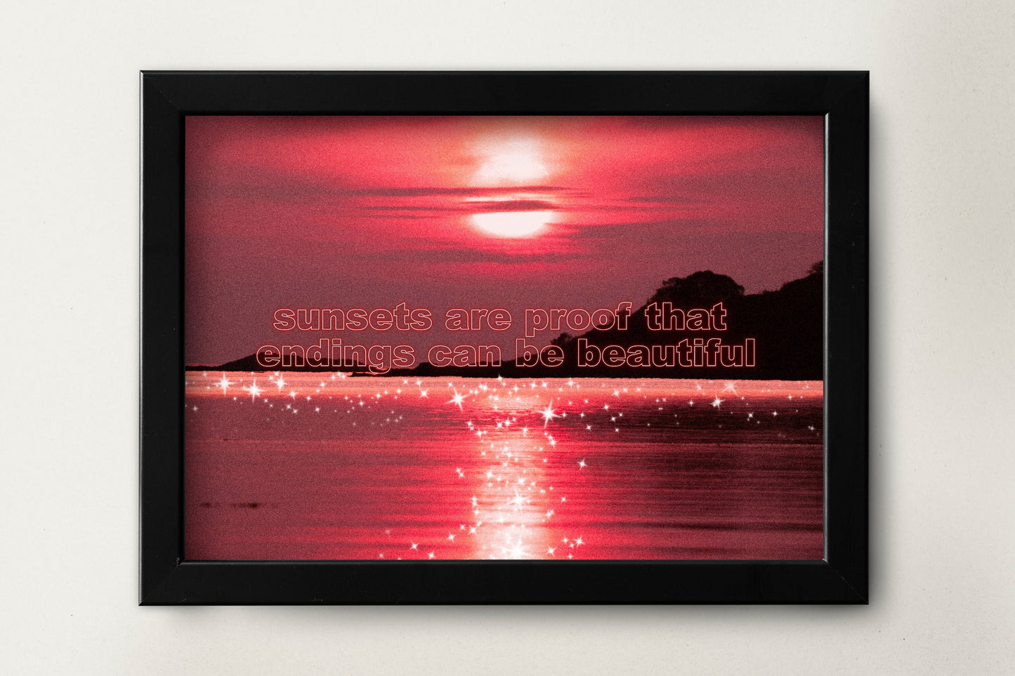 Inspirational wall art | Sunset quote wall art | Beautiful Sunset Wall Art | inspirational quote prints | Inspirational Quote Wall Art Print