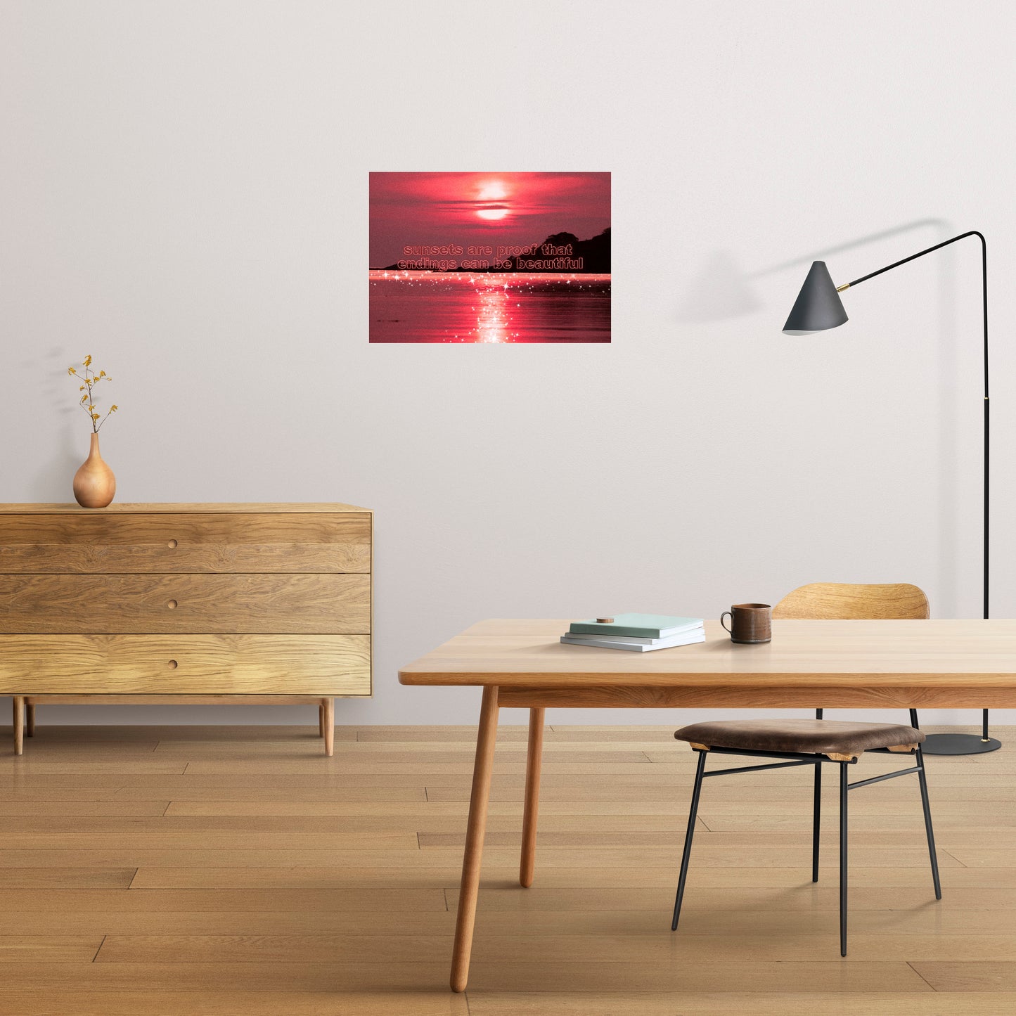 Inspirational wall art | Sunset quote wall art | Beautiful Sunset Wall Art | inspirational quote prints | Inspirational Quote Wall Art Print