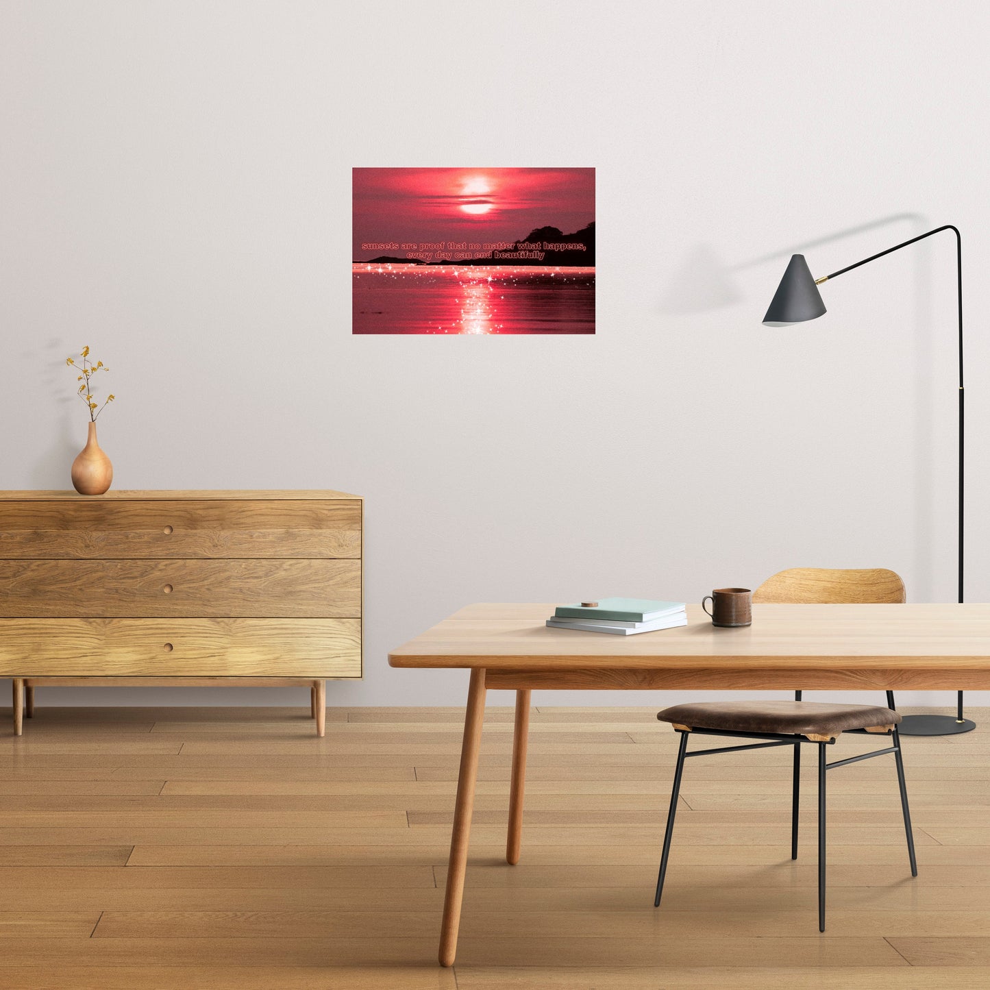 Inspirational Poster | Sunset quote Poster | Beautiful Sunset Poster | inspirational quote prints | Inspirational Quote Wall Art Print