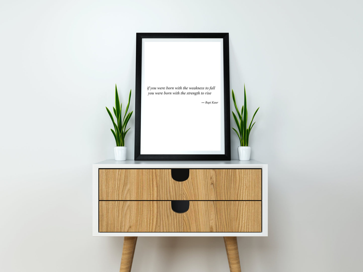 Rupi Kaur Quote Print | Rupi Kaur Poem Print | Rupi Kaur Wall Art | Author Quote Wall Decor | Motivational wall art | Inspirational wall art