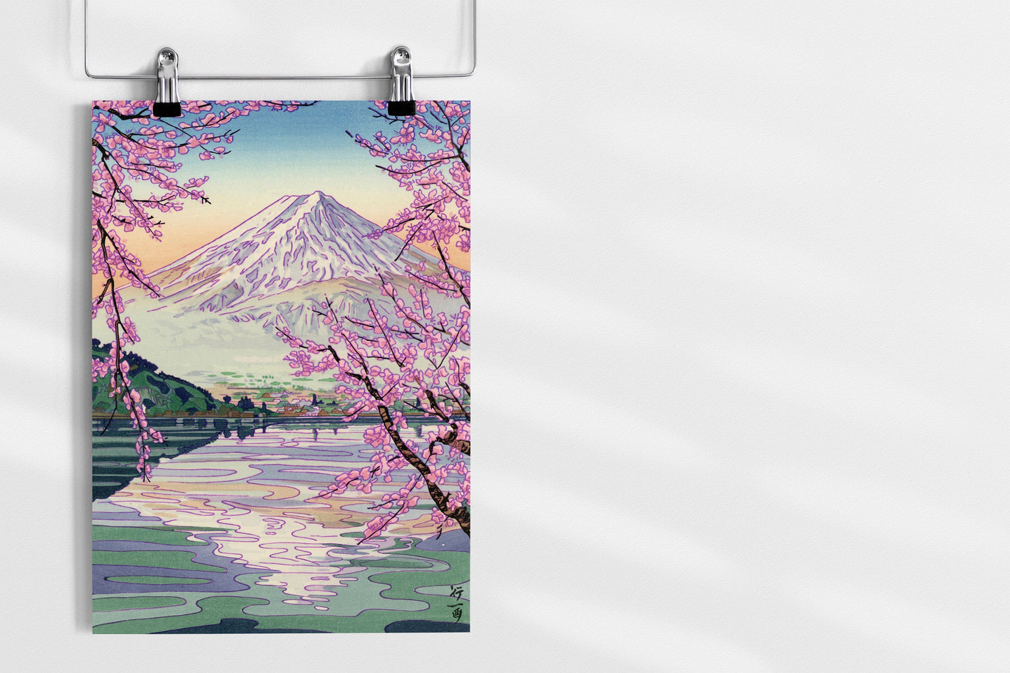 Japanese Art Wall Decor | Japan Mount Fuji Wall Art | Abstract Japanese Art | Japanese Art Print | Fuji Mountain Wall Art | Mount Fuji Art