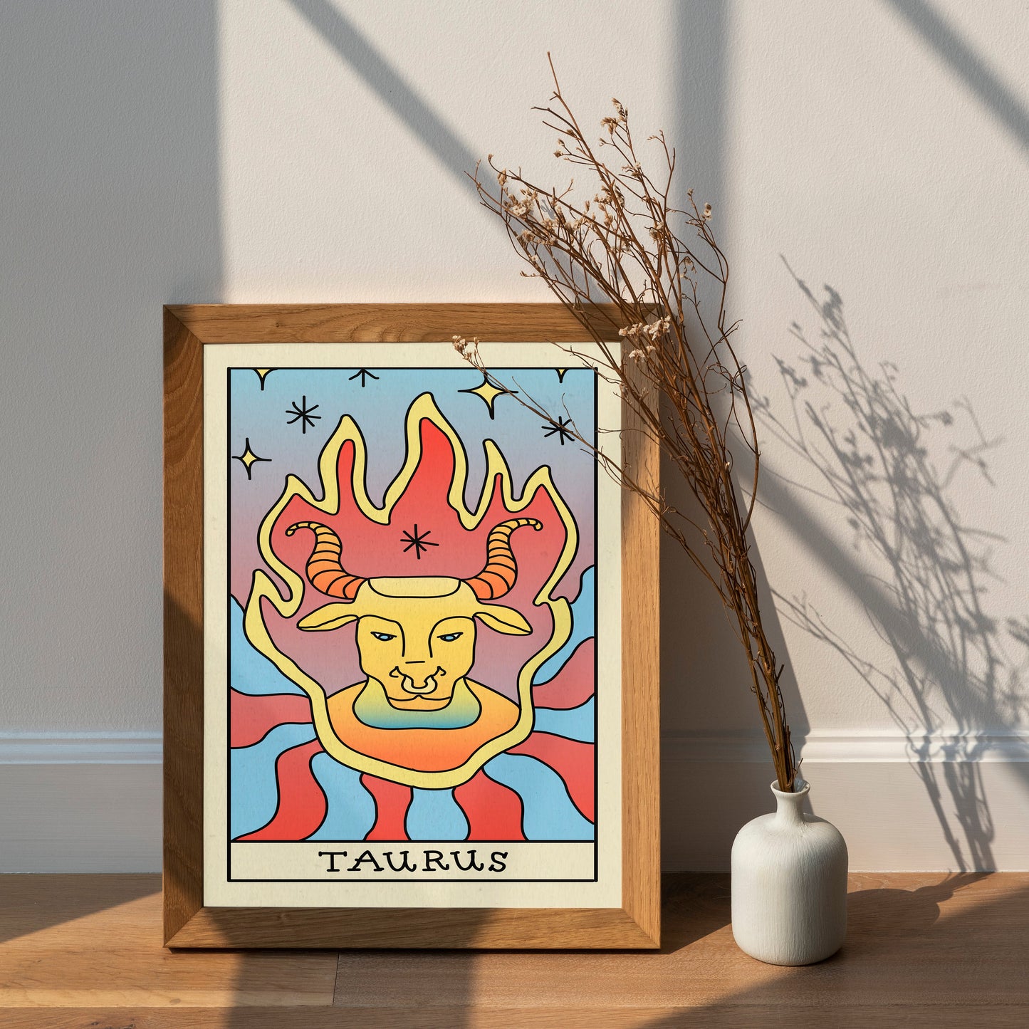 Taurus Astrology Gift | Taurus Star Sign Gift | Taurus Horoscope prints | Taurus Zodiac Sign Poster | Aesthetic Astrology Decor | Taurus Art