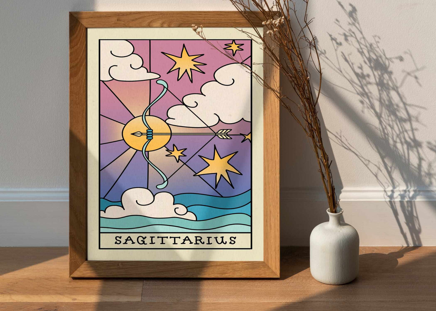Sagittarius Astrology Gift | Sagittarius Star Sign Gift | Sagittarius Zodiac Sign Poster | Sagittarius Horoscope Prints | Sagittarius Print